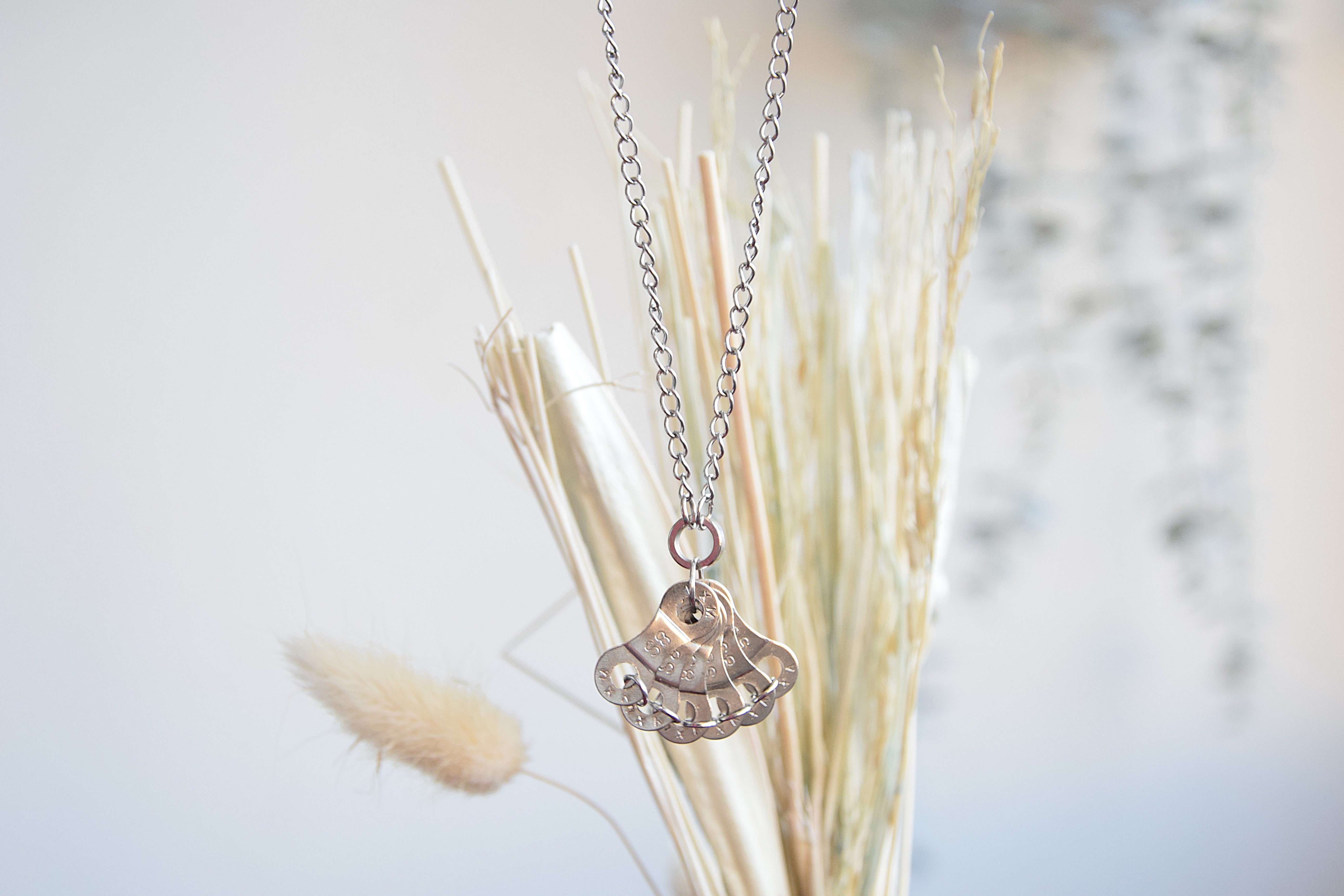 Metallhalskette - Fächer