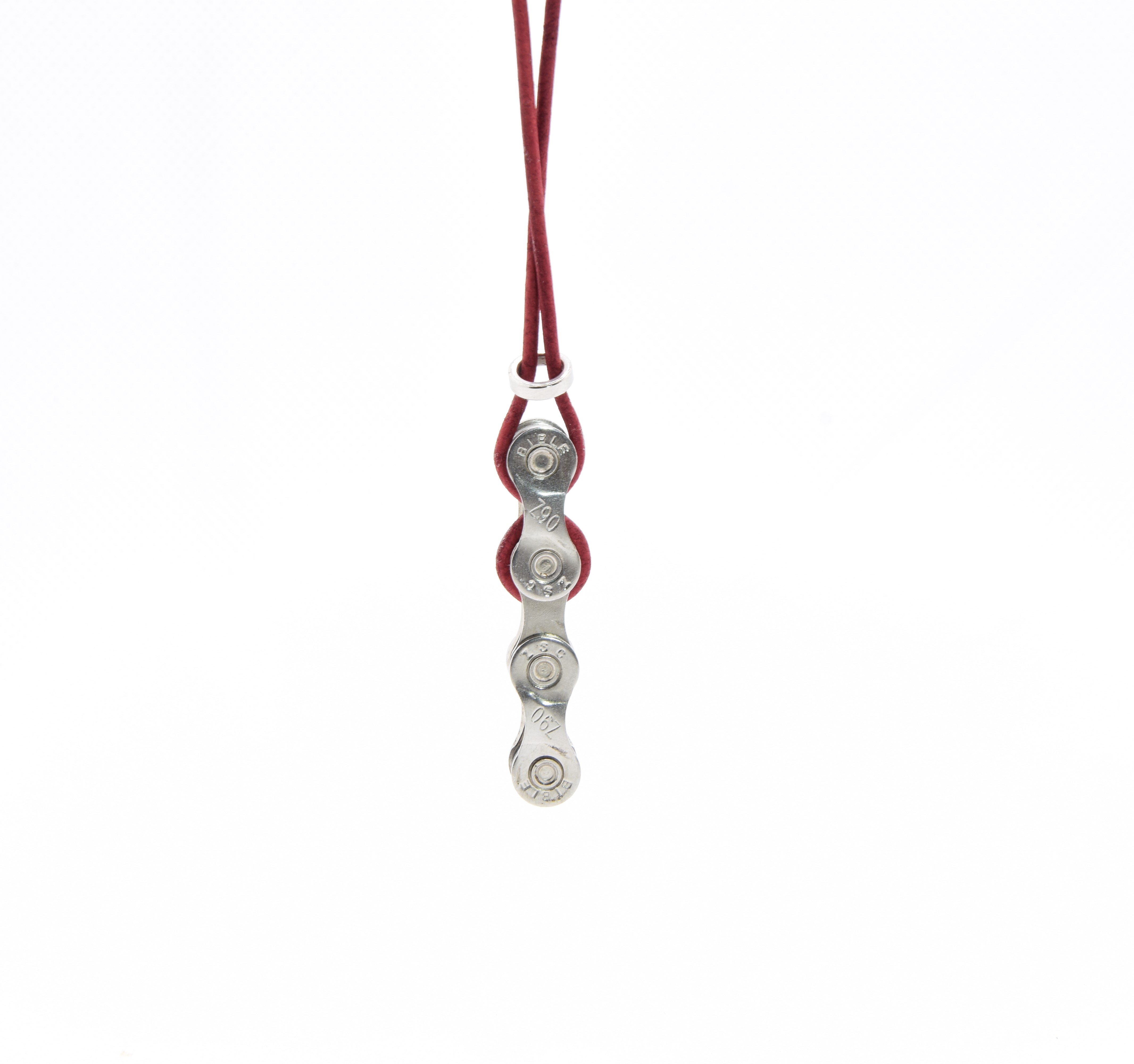 Halskette Leder - Anhänger Langglieder