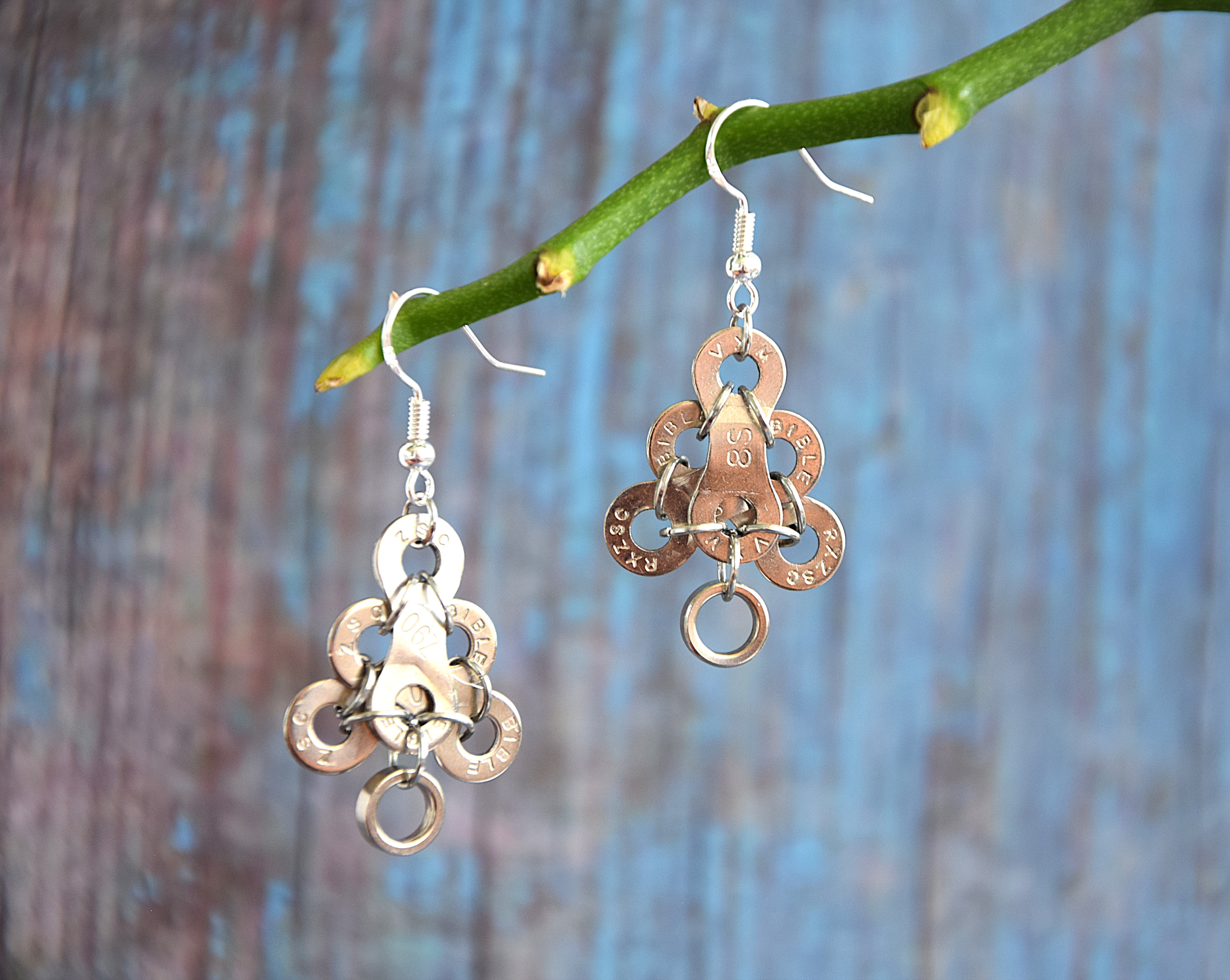 Ohrhänger - Dreieck mit Ring