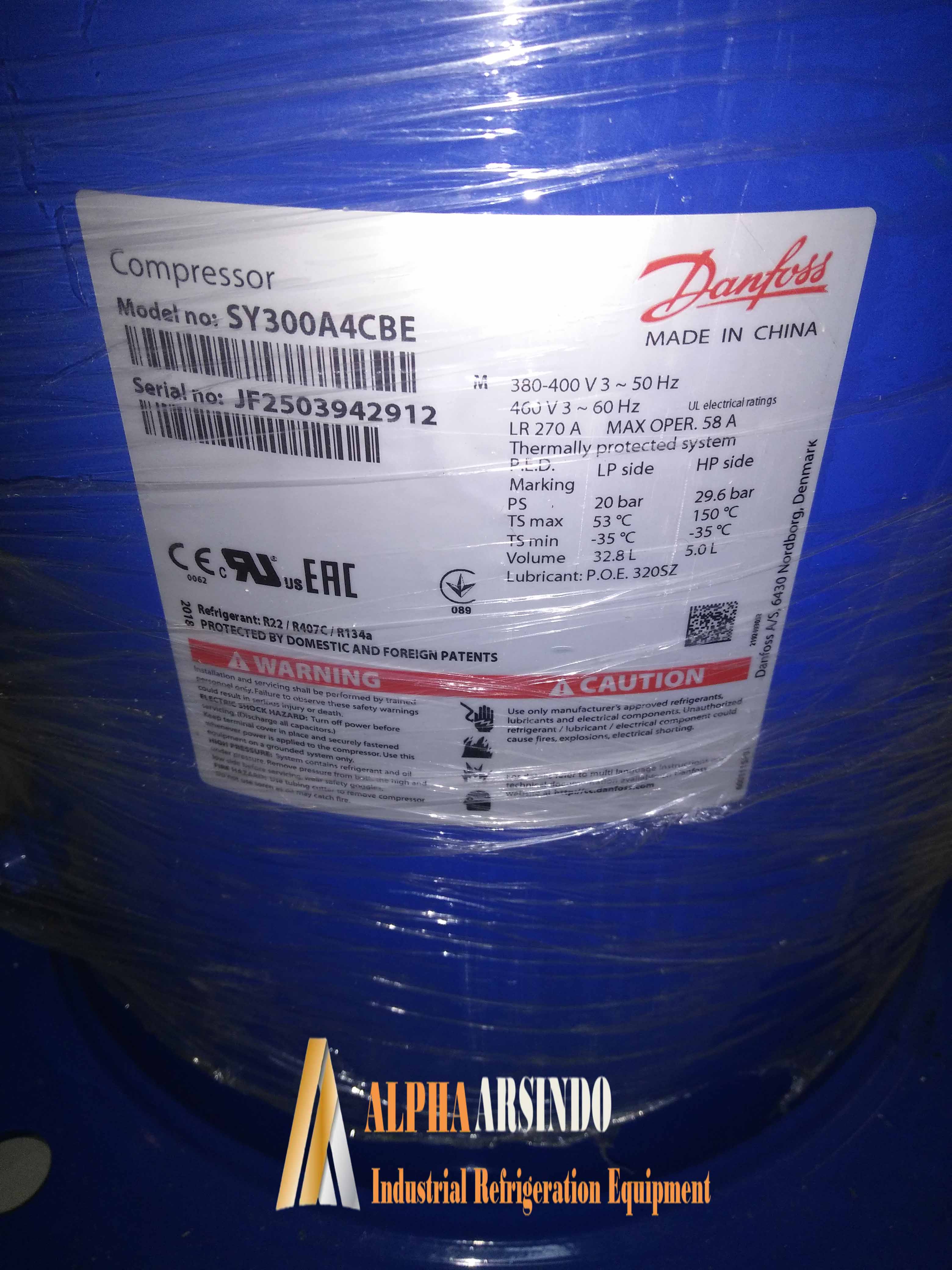 Danfoss SY300A4CBE Compressor