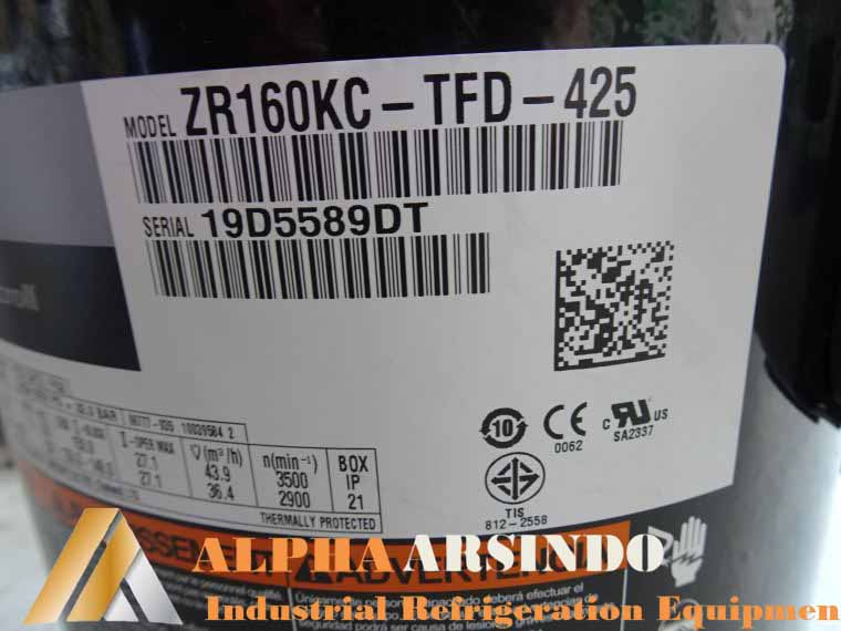 Copeland Scroll Compressor ZR160KC-TFD-425