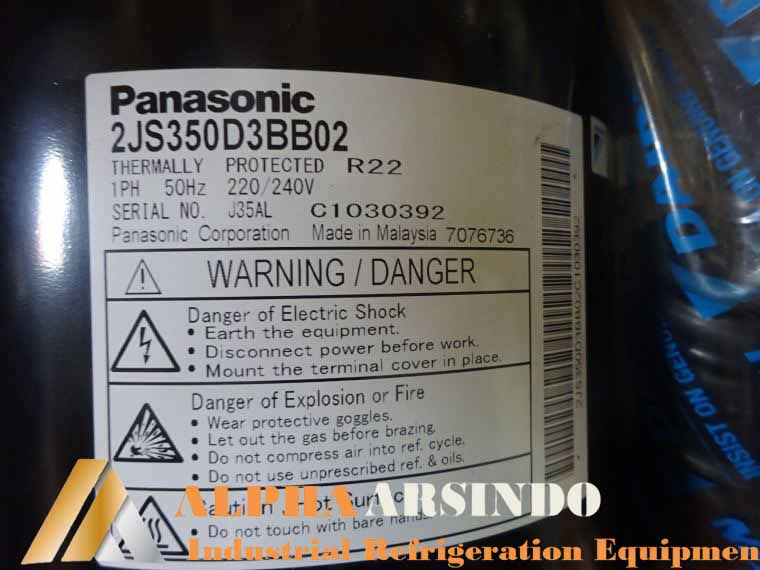 Panasonic 2JS350D3BB02 Compressor