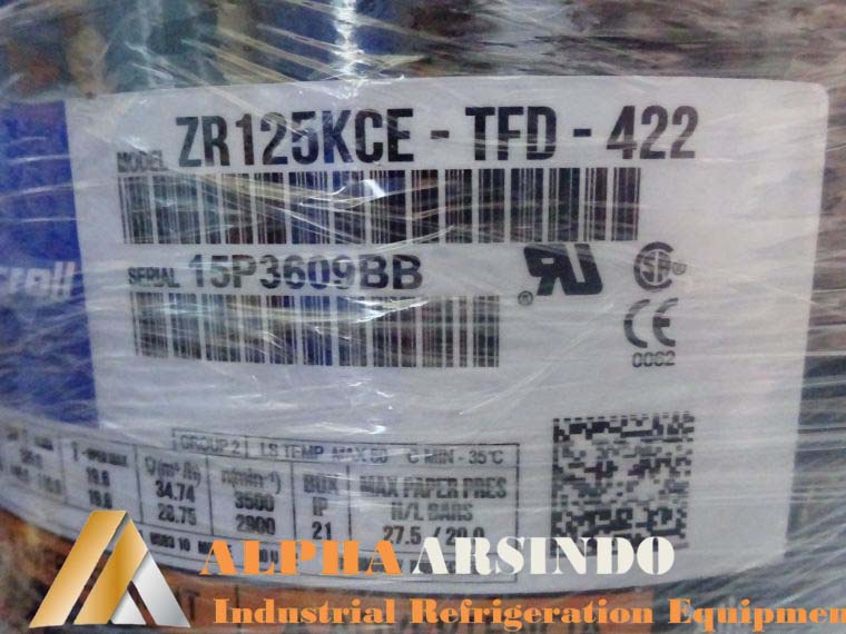 ZR125KCE-TFD-422 Scroll Compressor