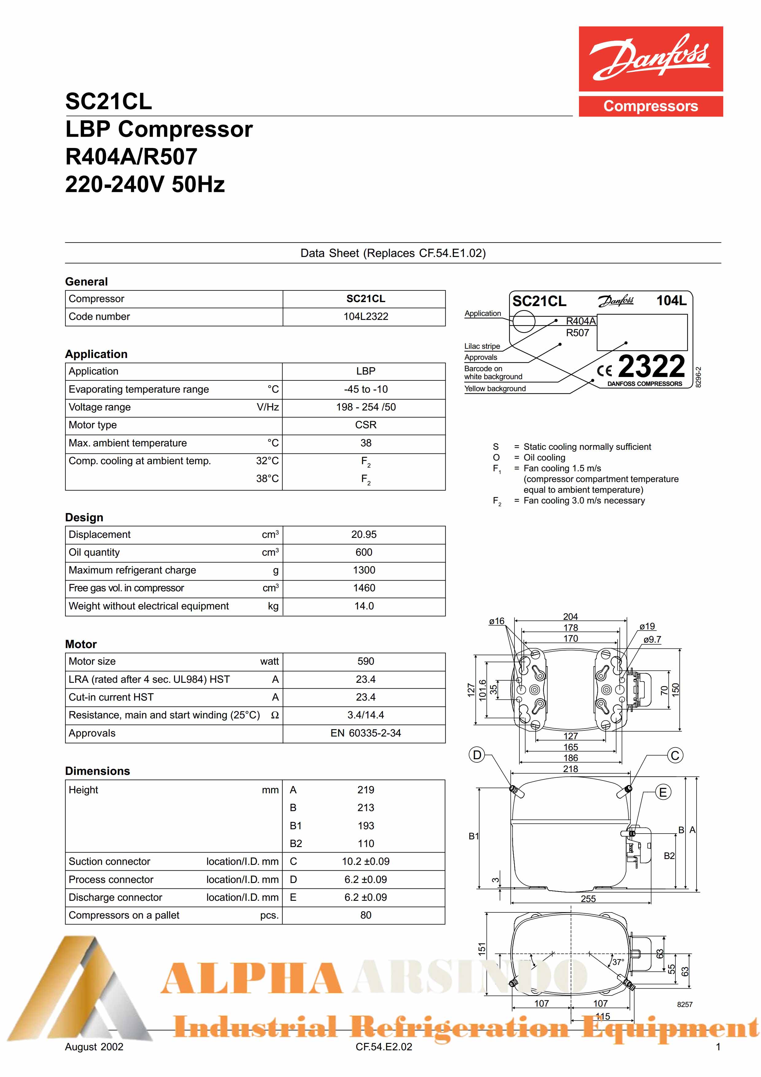 Secop SC21CL Compressor