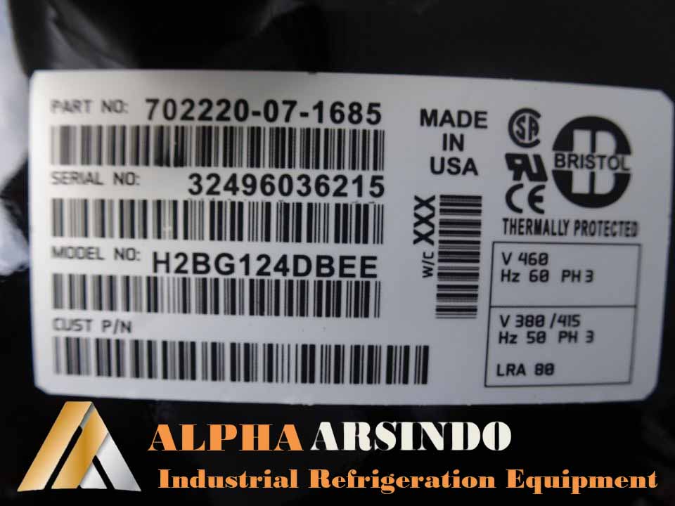 Bristol Compressor H2BG124DBEE