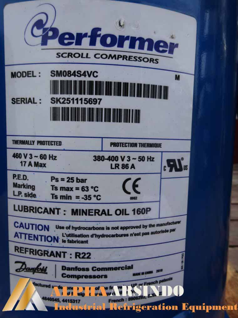 Danfoss Performer Scroll Compressor SM084S4VC