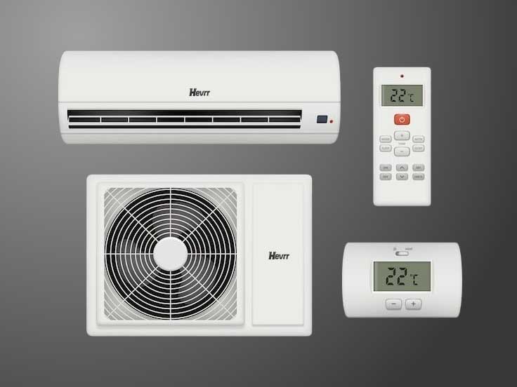 Hevrr Air Conditioner Set