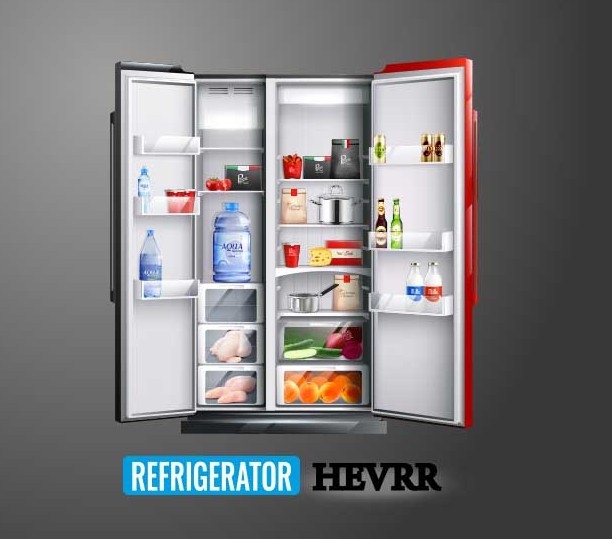 HEVRR Double Door Refrigerator