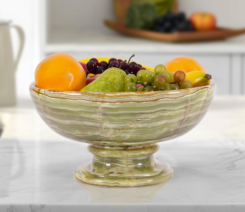 Green Onyx Fruit Bowl