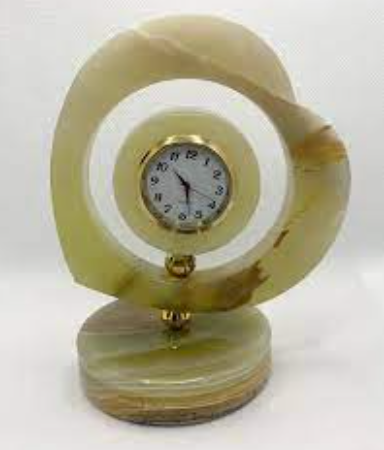 Onyx HeartTable Clock