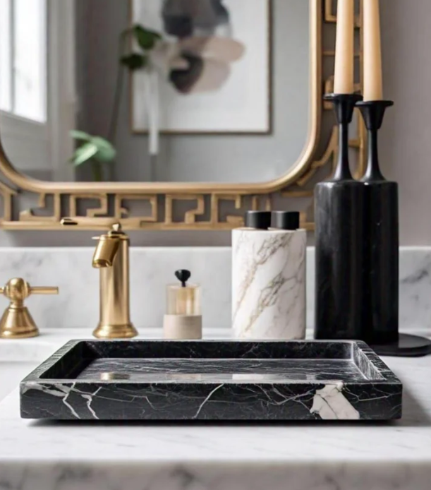 Black & white 3 pcs Trays Gift Bundle