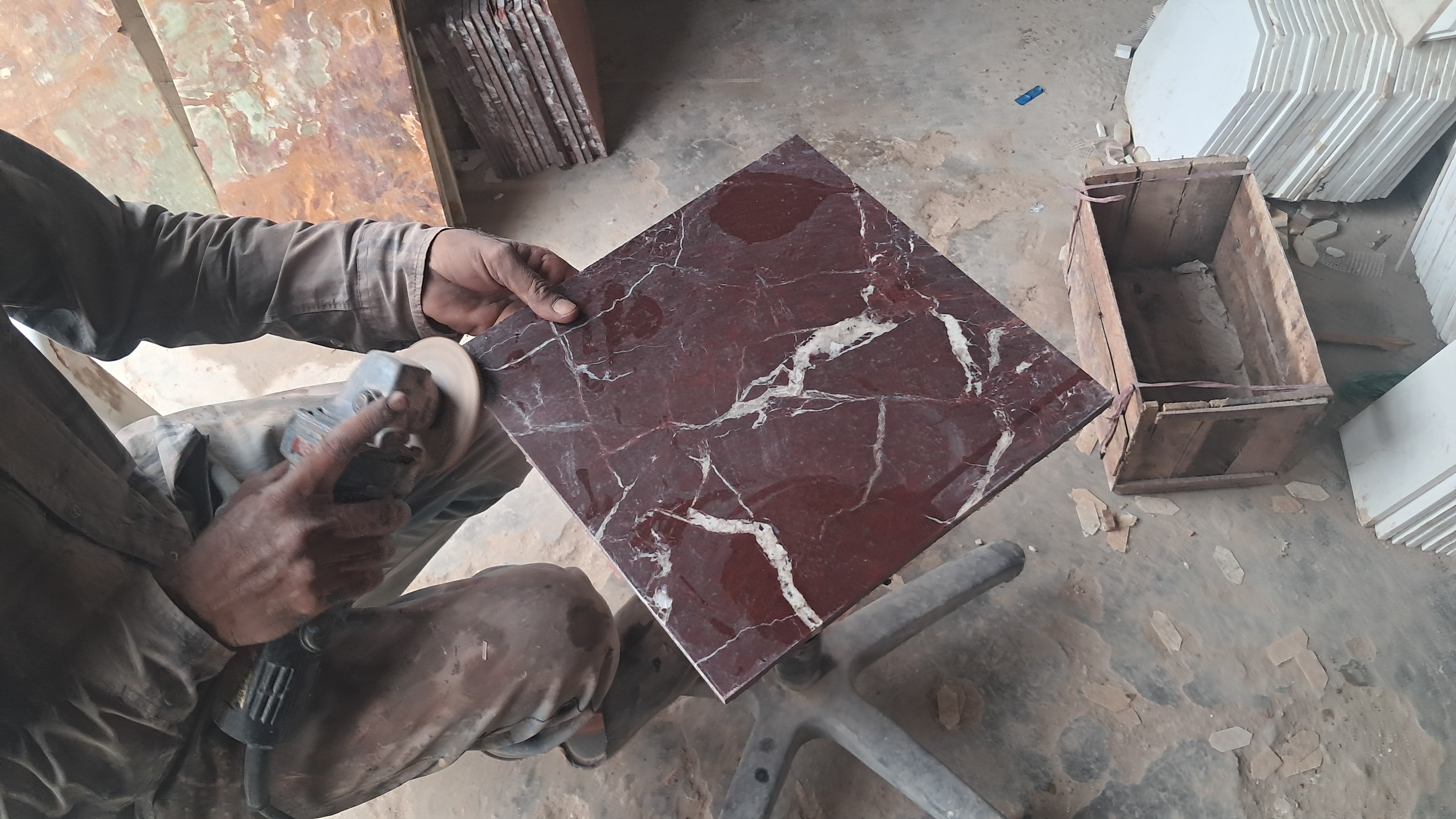 Red Zebra Marble – Pakistan