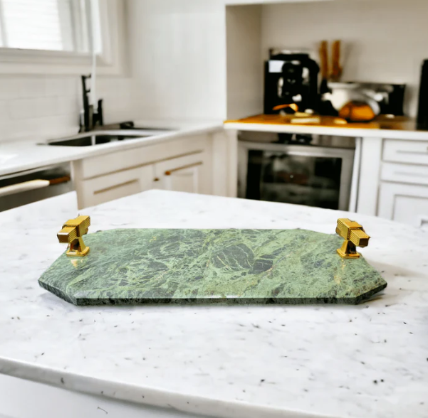 Jungle Green Verde facet Tray