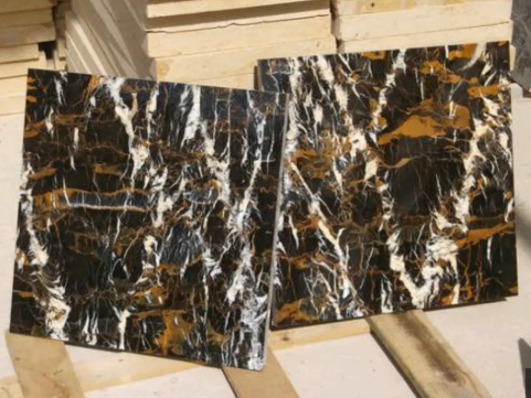 Black & Gold Marble Tiles 