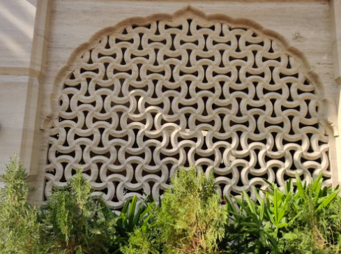 white Lattice screen(Jali)