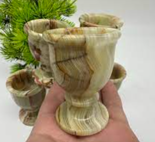 Onyx Cherry light green Goblet (6 pcs set)