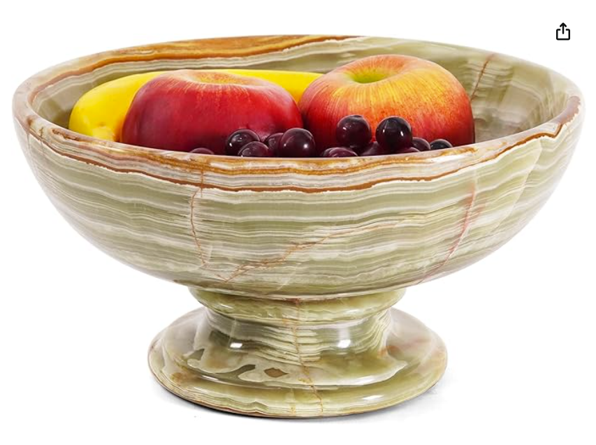 Green Onyx Fruit Bowl