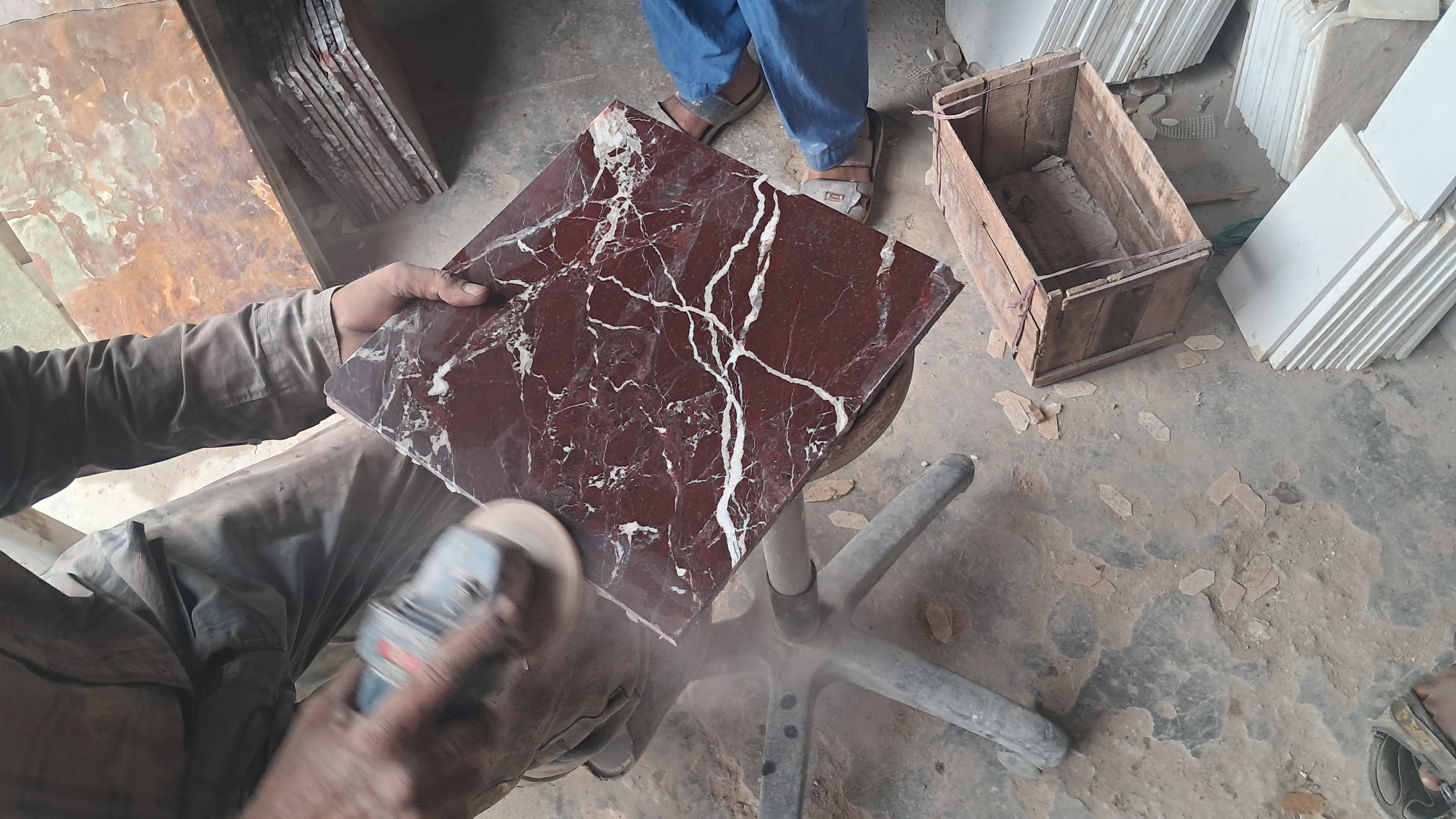 Red Zebra Marble – Pakistan