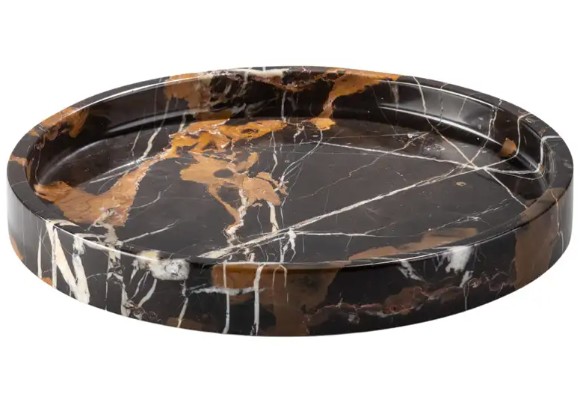 Black & gold Marble Serving Tray