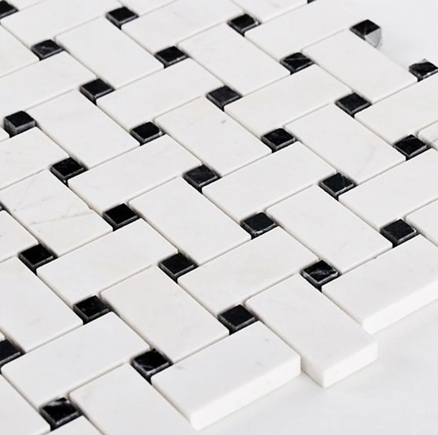 Basketweave Mosaic Tile