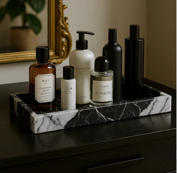 Marble Bathroom Trays Bundle