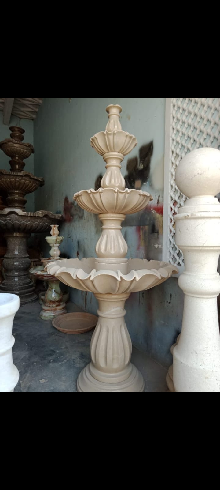 Verona Engraved Decorative Marbel  Fountain