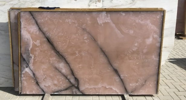 Pink Onyx Slabs 