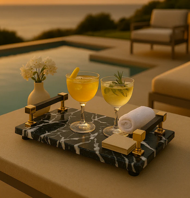 Black & white 3 pcs Trays Gift Bundle