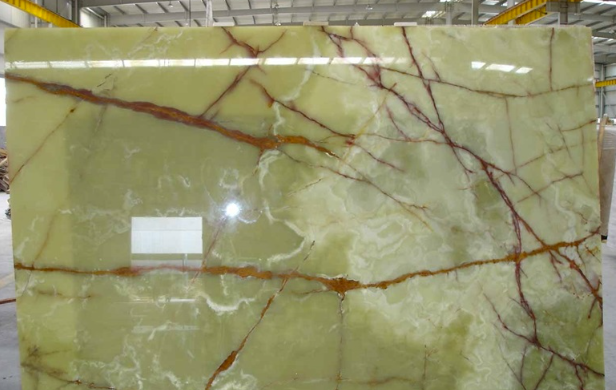 Light Green Onyx Slabs (Botak)