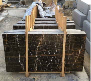 Black & Gold Marble Slabs 