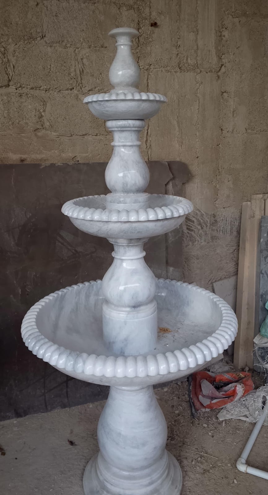 Ziarat White Elegant Marble Fountain