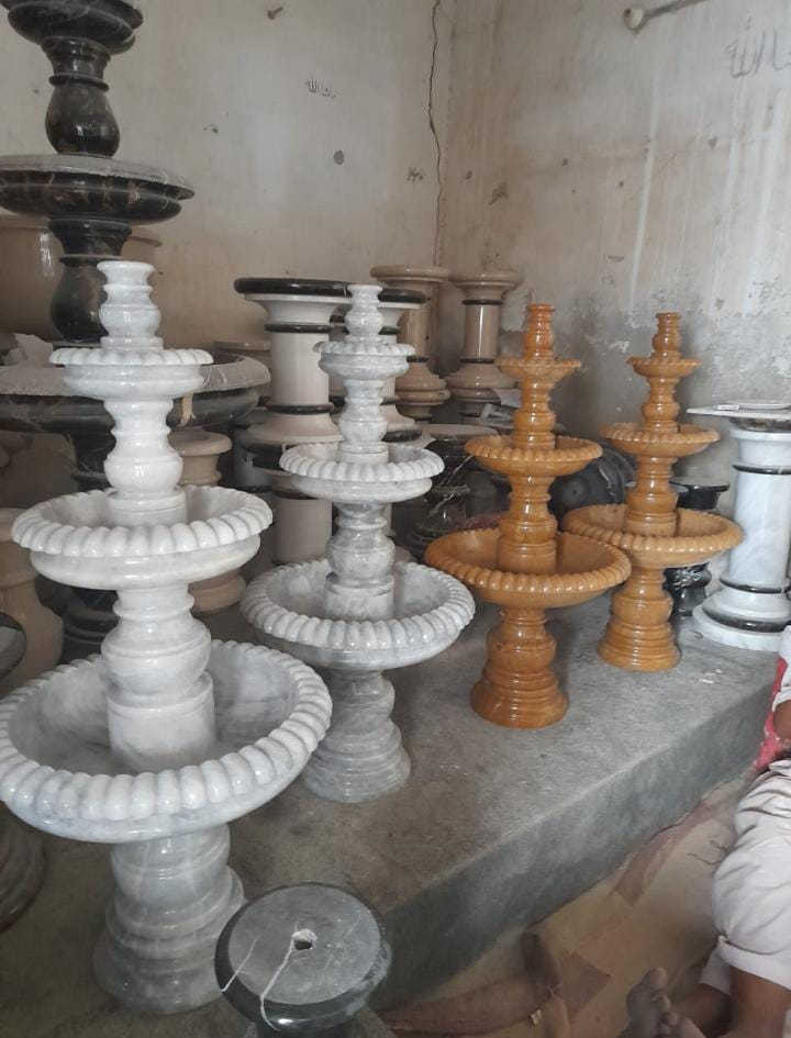Ziarat White Marble Water Fountain