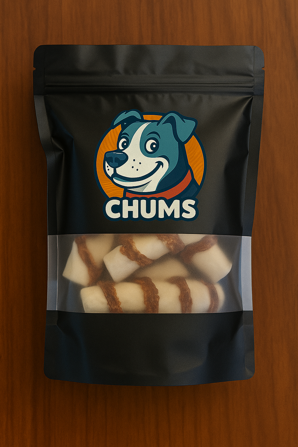 Rollito de carnaza con deliciosas tiras de res.