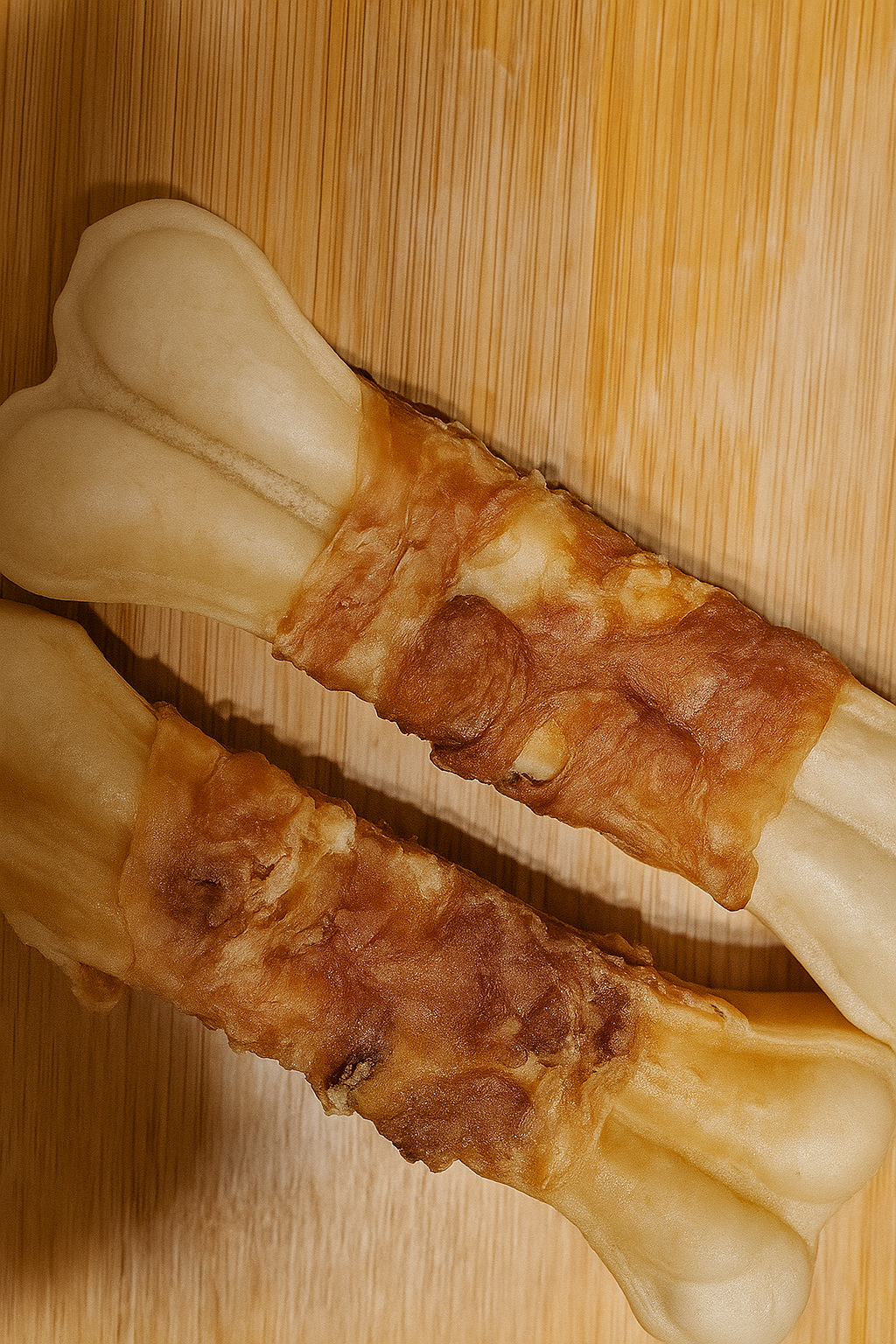 Huesito de carnaza envueltos en una deliciosa tira de res. 