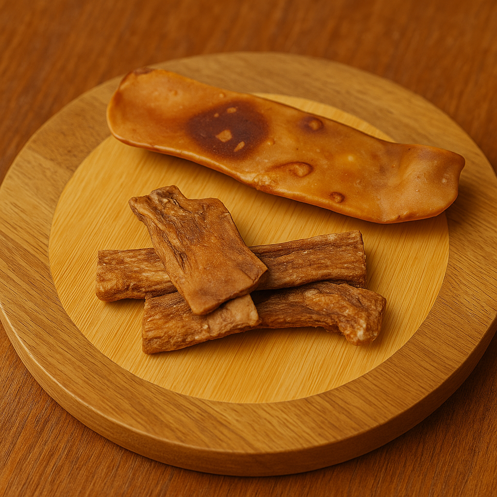  Tiras de res deshidratadas, ricas en vitaminas y minerales.