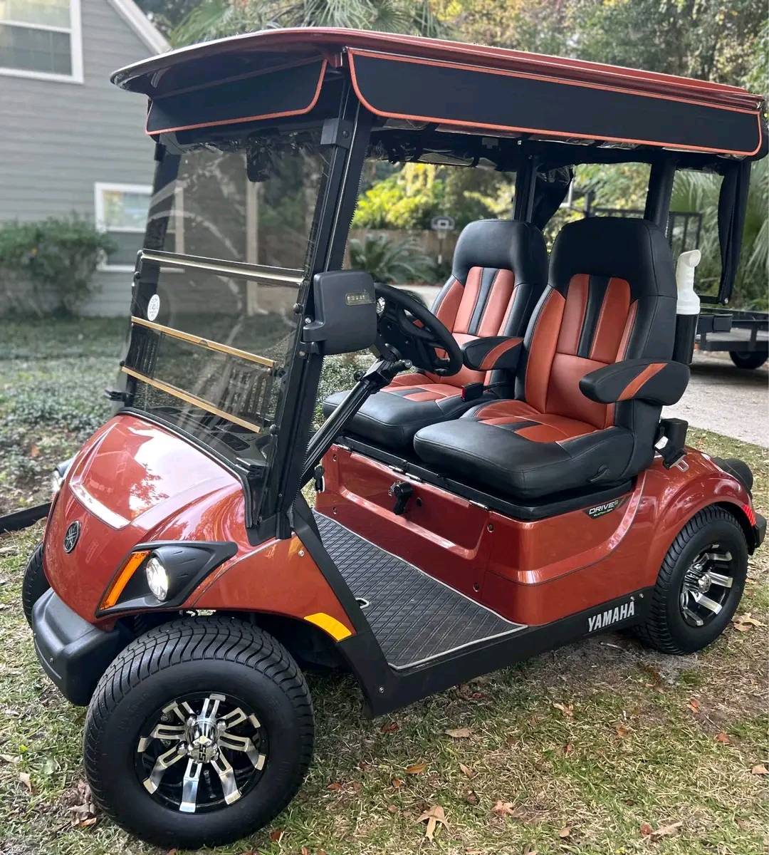 2025 Yamaha QuieTech (PTV) Gas Golf Cart – Like New | Fully Loaded