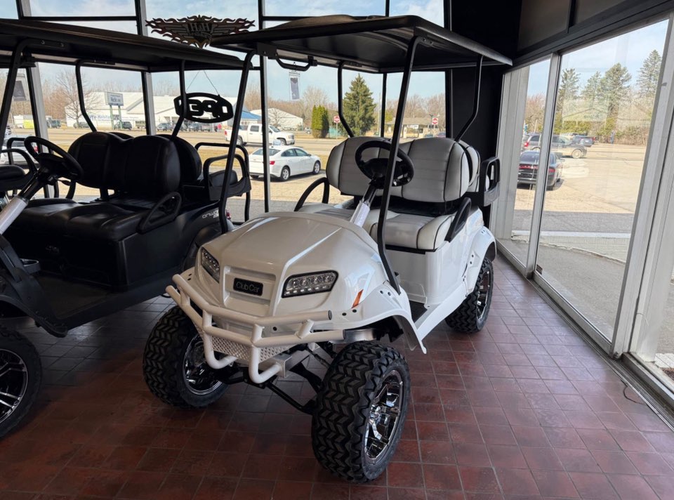 Snowstorm 2025 Club Car Onward Snowstorm Special Edition 4 Golf Cart