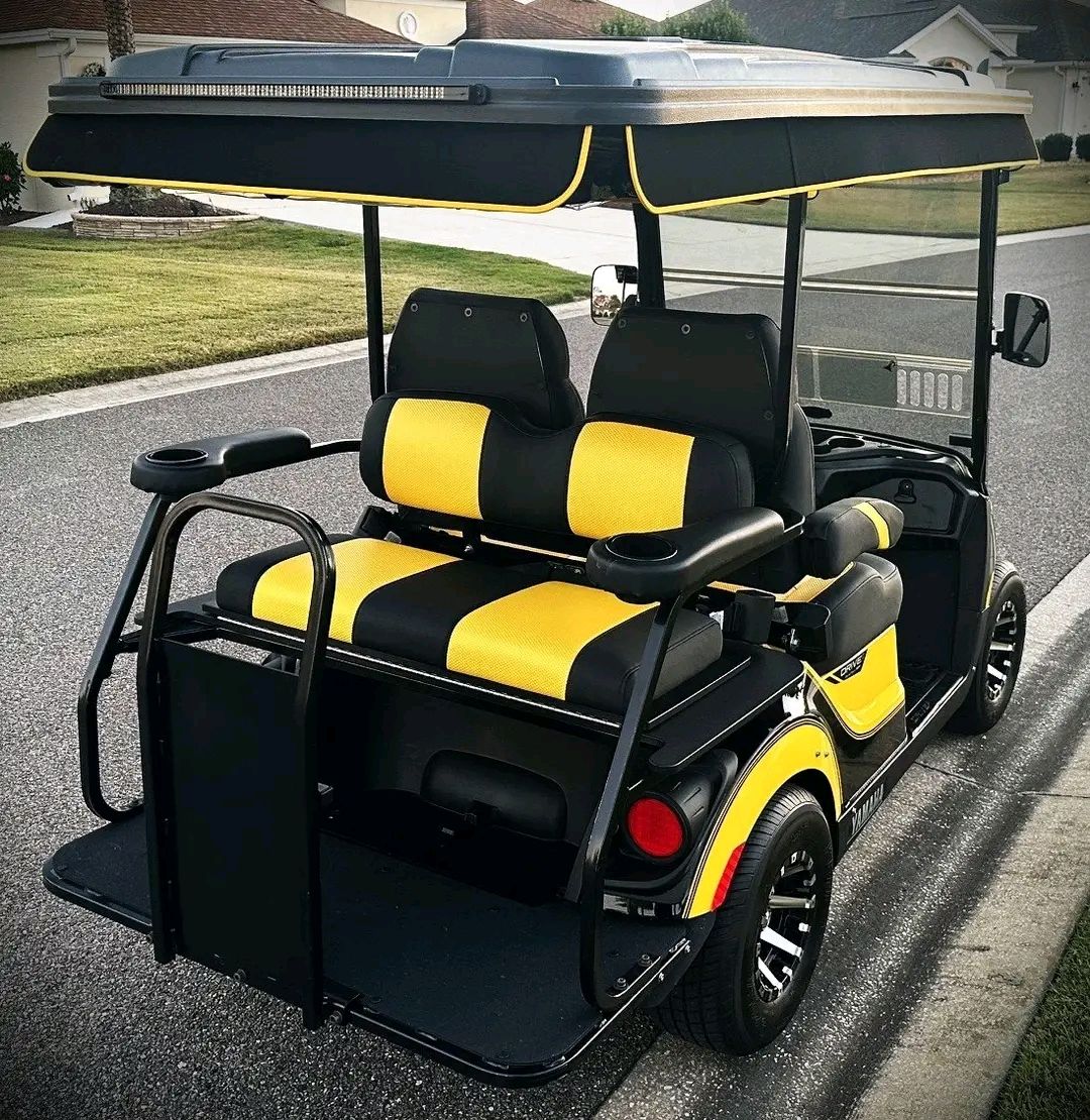 2023 Yamaha QuieTech D2 EFI 4-Passenger Gas Golf Cart – Like New | Low Mileage