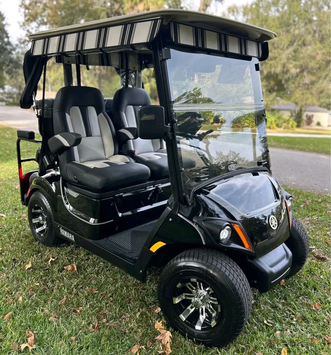 Custom Yamaha Drive² PTV Gas Golf Cart – 4 Passenger | Upgraded & Ready