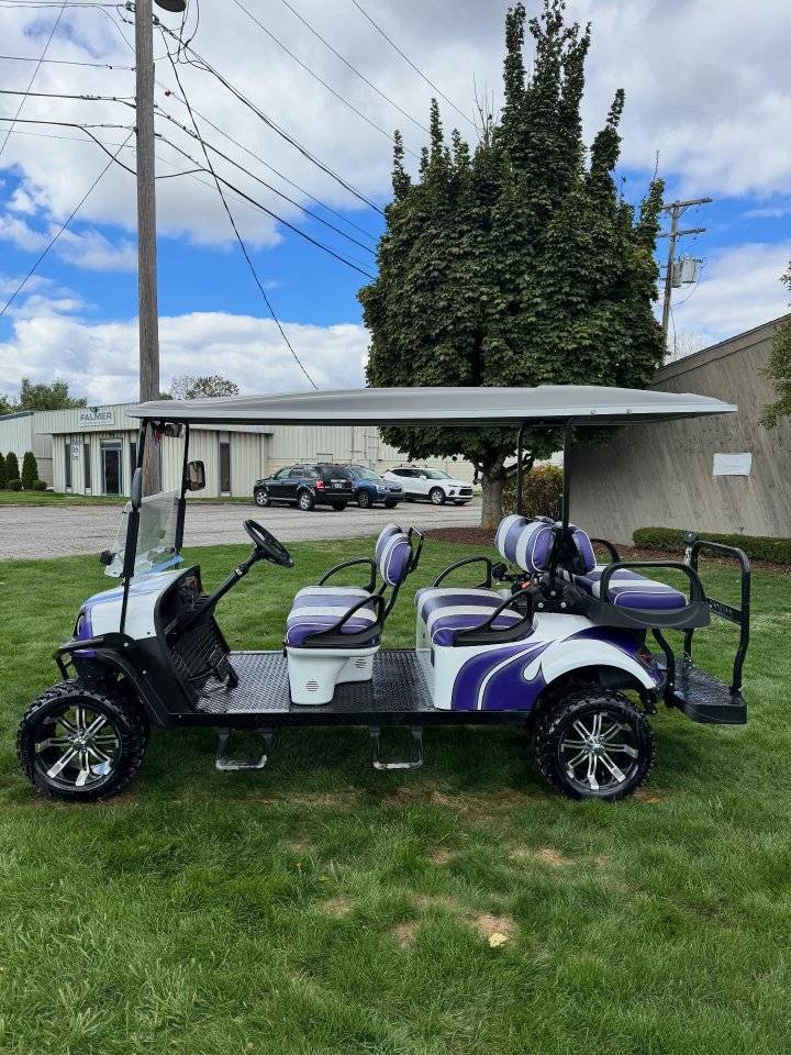 2024 Ezgo Express L6 72 Volt Electric Golf Cart.