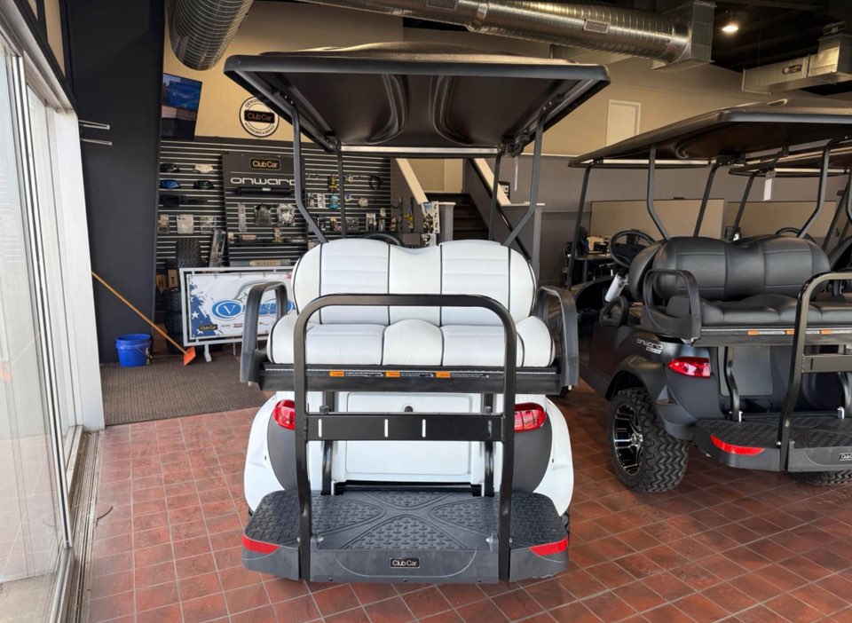 Snowstorm 2025 Club Car Onward Snowstorm Special Edition 4 Golf Cart
