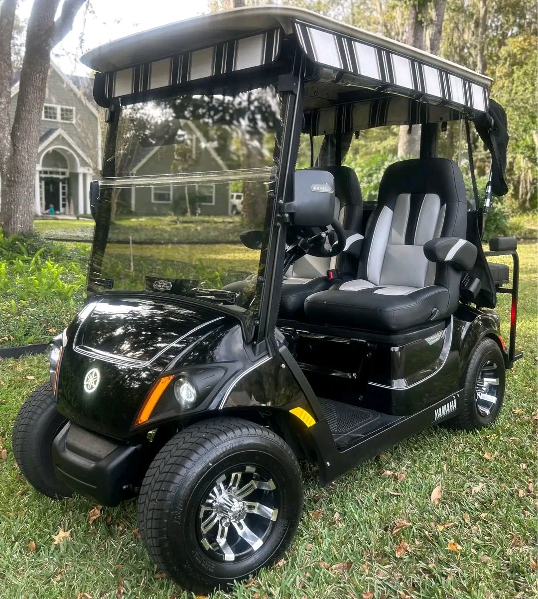 Custom Yamaha Drive² PTV Gas Golf Cart – 4 Passenger | Upgraded & Ready