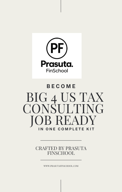 Big 4 US Tax Consultant Career Kit