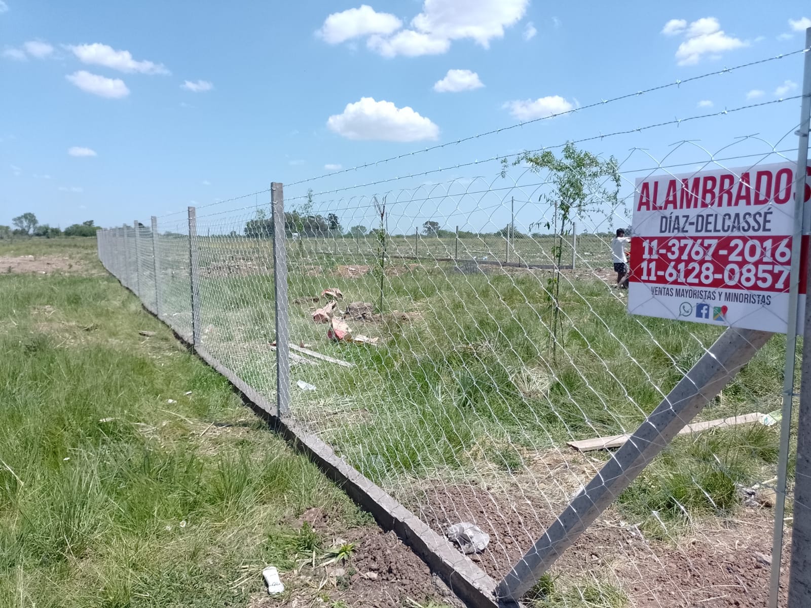 Rollo de Alambrado Tejido: 3 1/4" 16 1.50X10mt