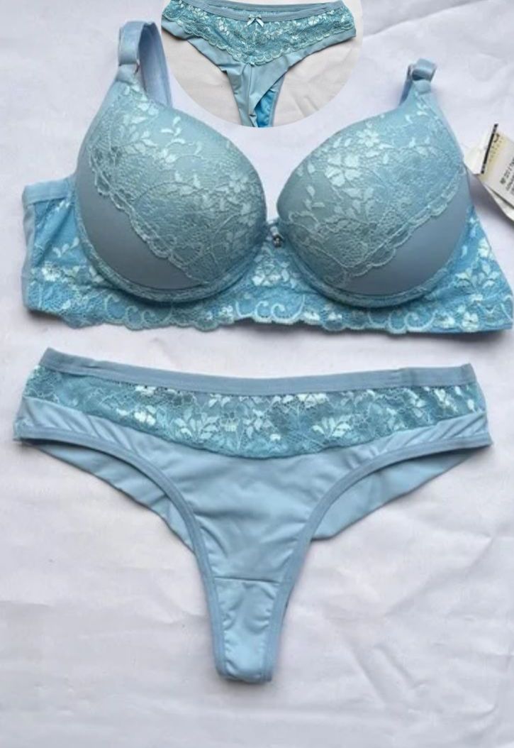 Conjunto Azul Bebe (Fio Duplo) - Ref 2212