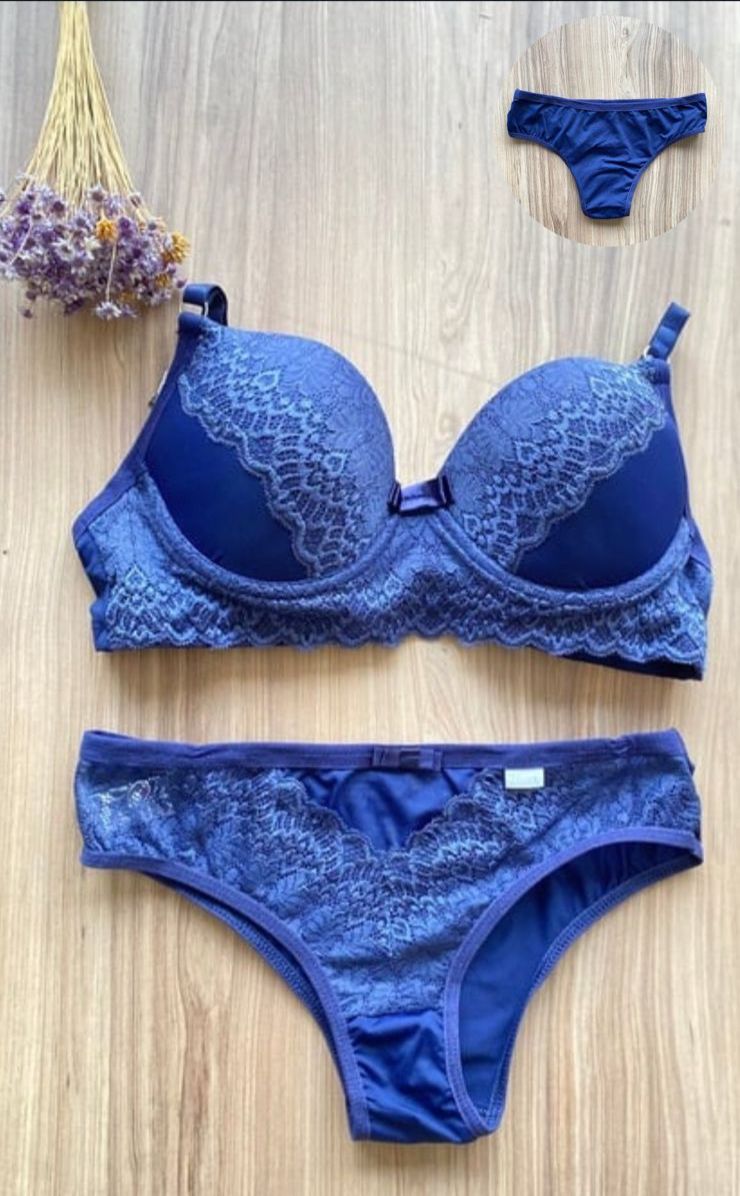 Conjunto Azul Escuro - Ref 1158