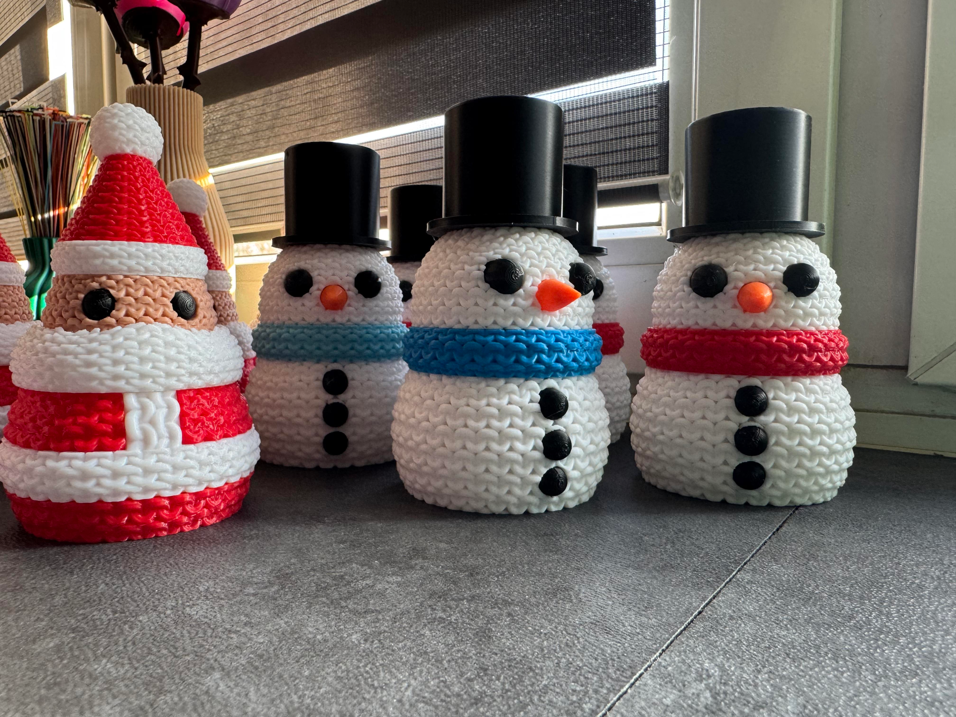 Boneco de Neve Tricotado