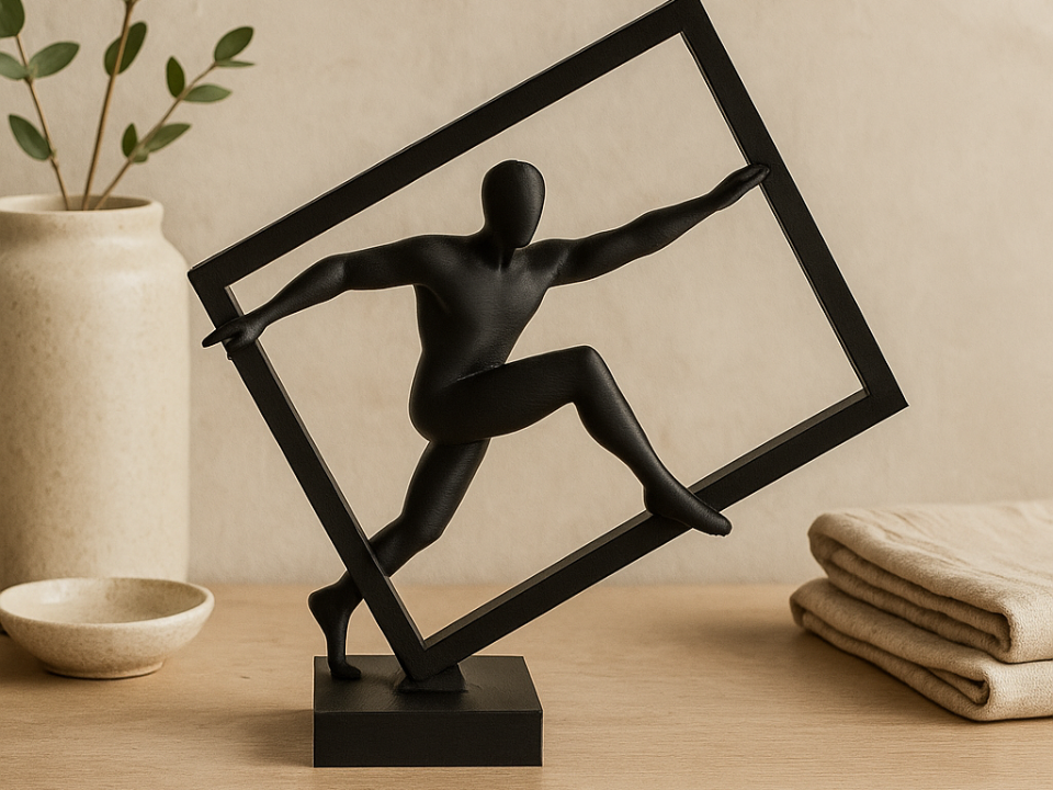 Escultura Movimento Contido