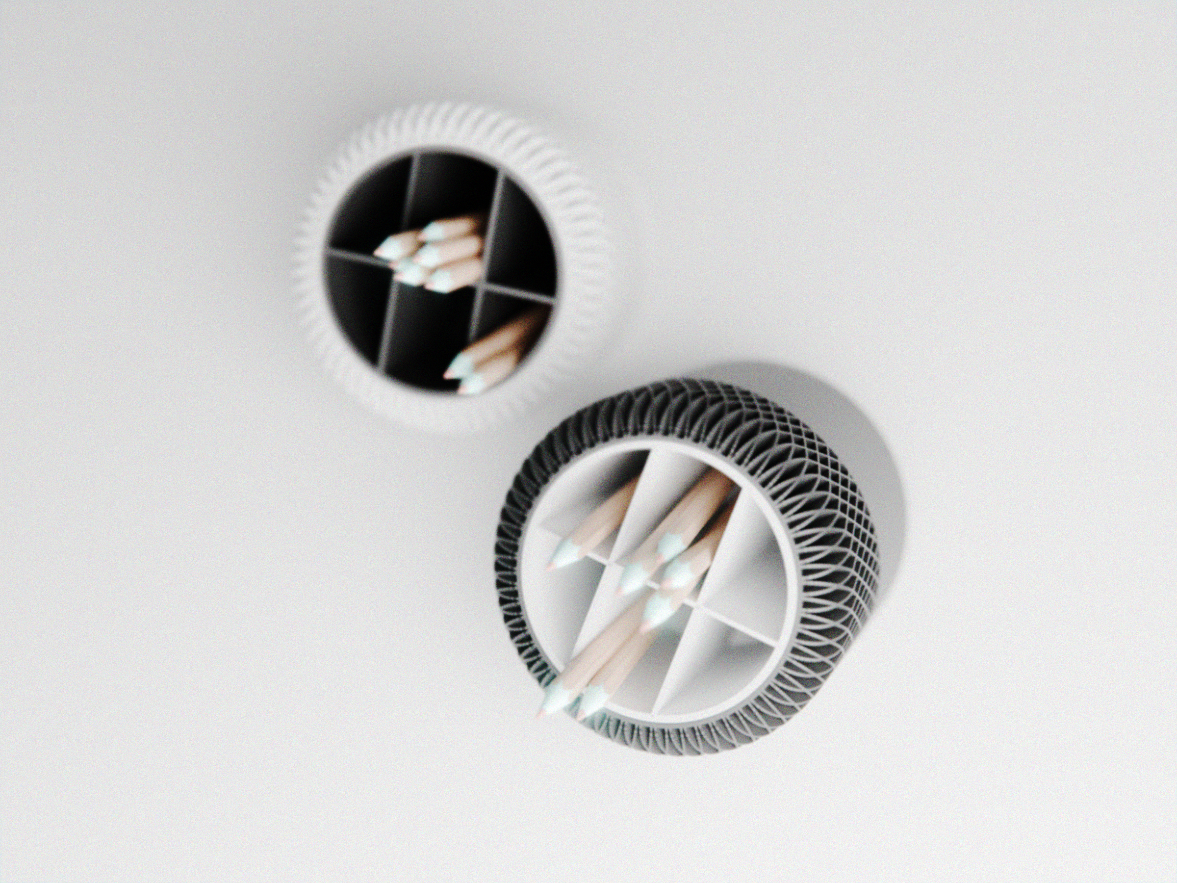 Organizador de lapis  Minimalista Japandi