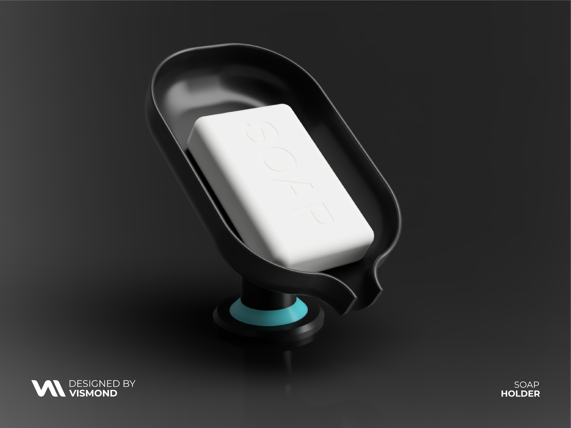 Porta-Sabonete Contemporâneo